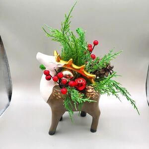 Reindeer Holiday Floral Arrangement